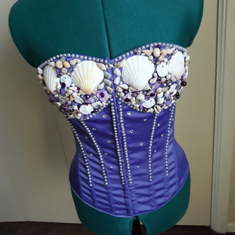 Mermaid Cosplay Corset- great for Halloween!